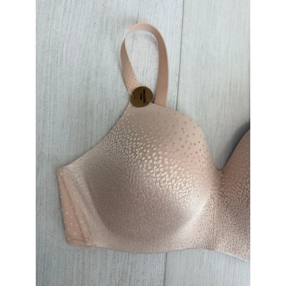 NWT‎ WACOAL 856303 Rose Dust Simply Done Wireless Contour T-shirt Bra Size 38DD